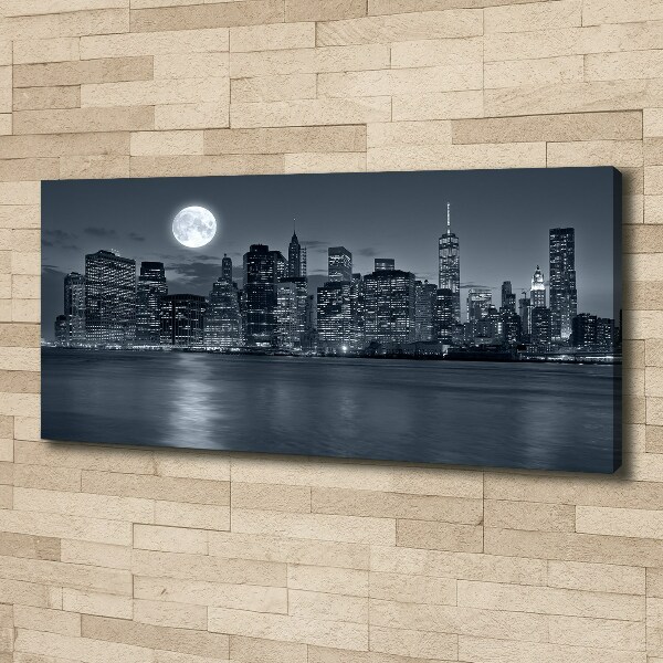Foto quadro su tela New York di notte