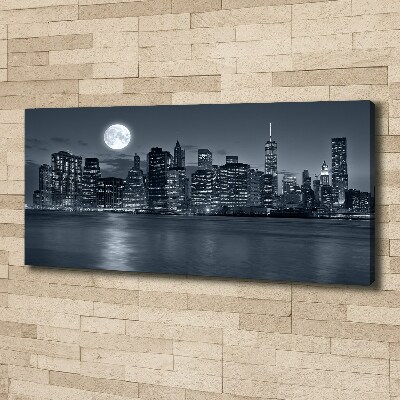Foto quadro su tela New York di notte