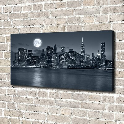 Foto quadro su tela New York di notte