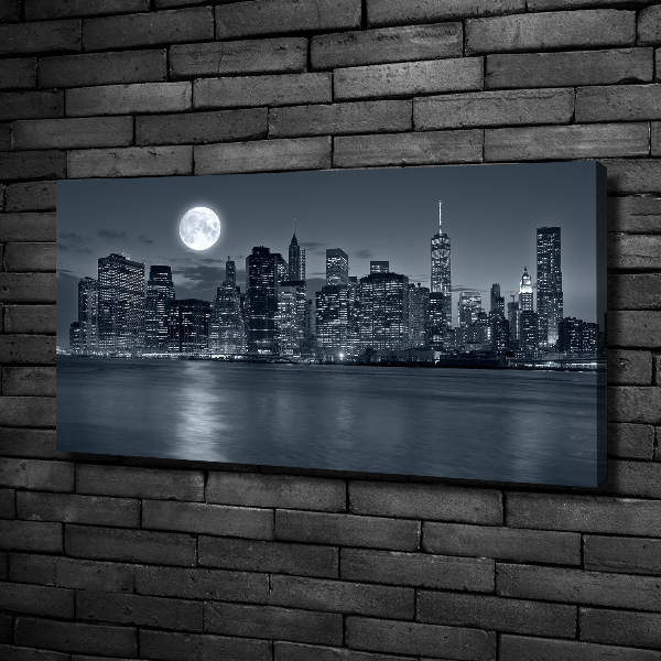 Foto quadro su tela New York di notte