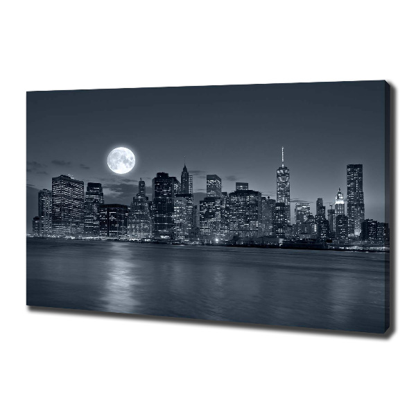 Foto quadro su tela New York di notte
