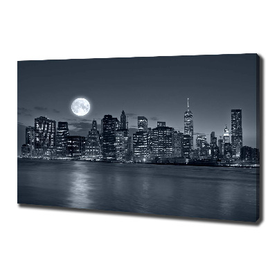 Foto quadro su tela New York di notte