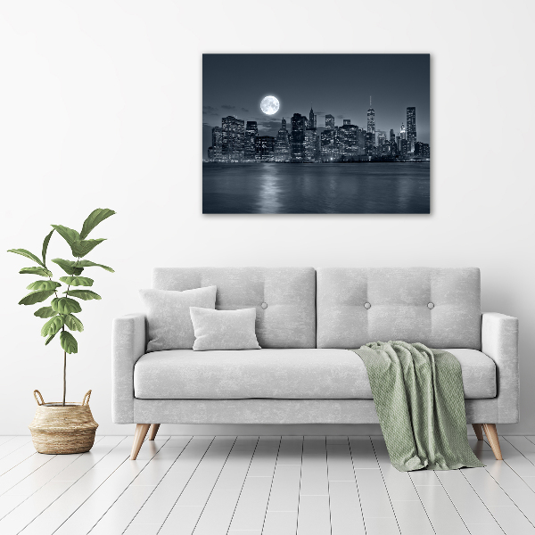 Foto quadro su tela New York di notte