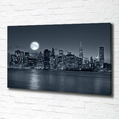 Foto quadro su tela New York di notte