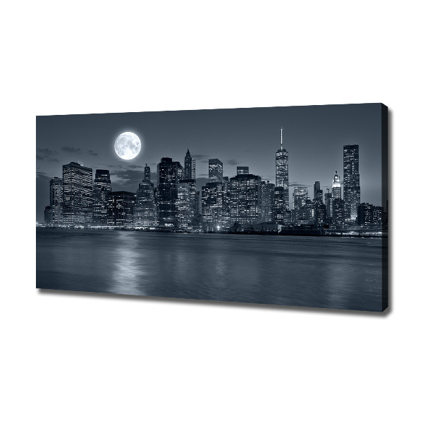 Foto quadro su tela New York di notte