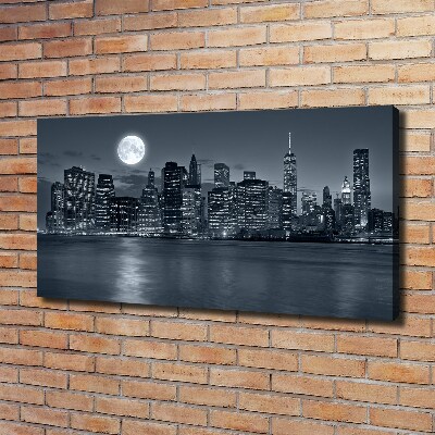 Foto quadro su tela New York di notte