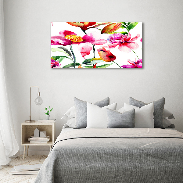 Quadro stampa su tela Fiori selvatici