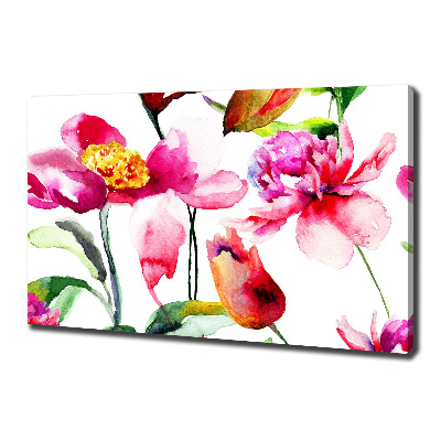 Quadro stampa su tela Fiori selvatici