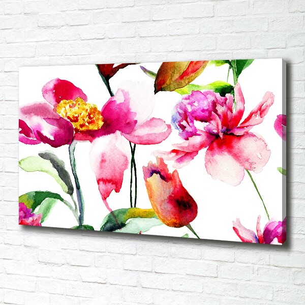 Quadro stampa su tela Fiori selvatici