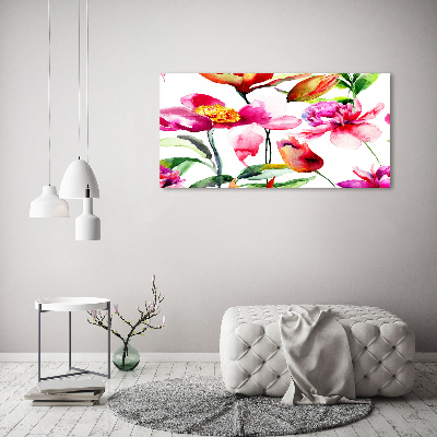 Quadro stampa su tela Fiori selvatici