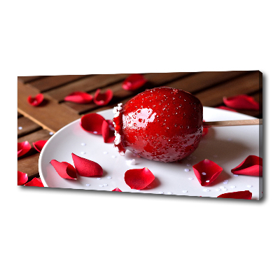 Quadro su tela Mela su un bastoncino