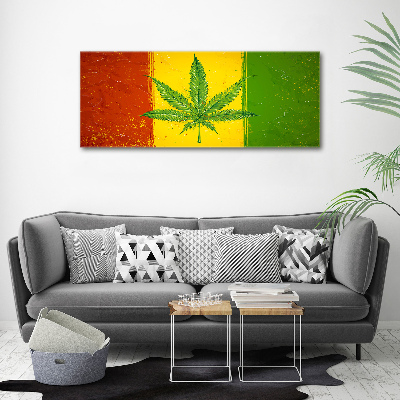 Foto quadro su tela Bandiera Rasta