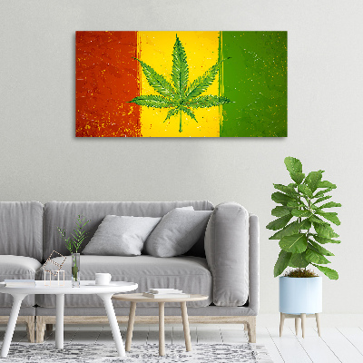 Foto quadro su tela Bandiera Rasta