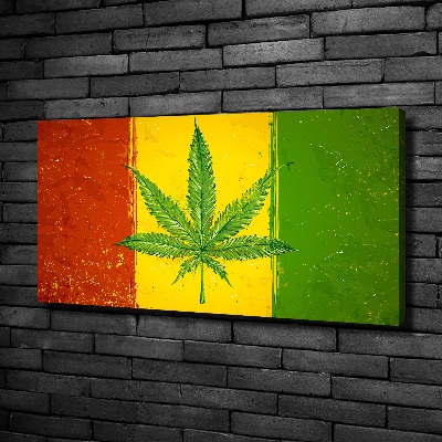 Foto quadro su tela Bandiera Rasta
