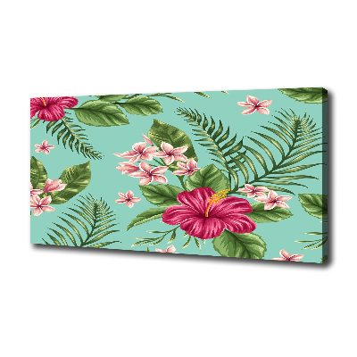 Quadro stampa su tela Fiori hawaiani