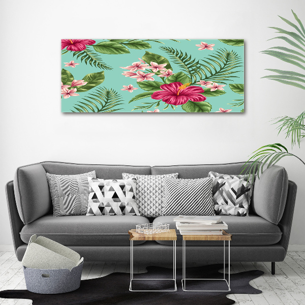 Quadro stampa su tela Fiori hawaiani