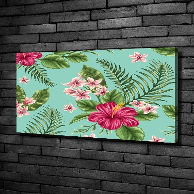Quadro stampa su tela Fiori hawaiani