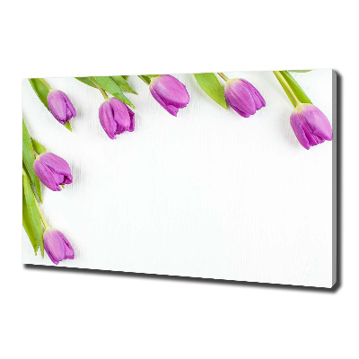 Foto quadro su tela Tulipani viola