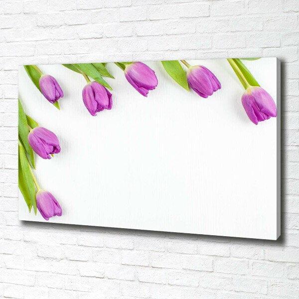Foto quadro su tela Tulipani viola