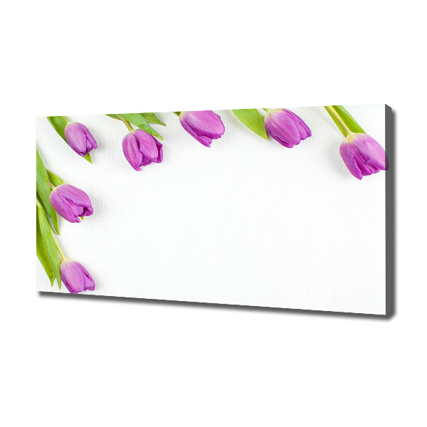 Foto quadro su tela Tulipani viola