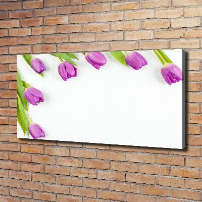 Foto quadro su tela Tulipani viola