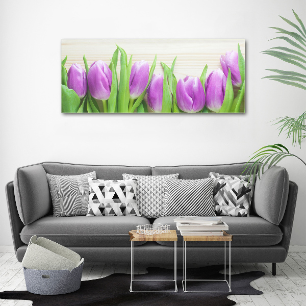 Foto quadro su tela Tulipani viola