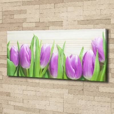 Foto quadro su tela Tulipani viola