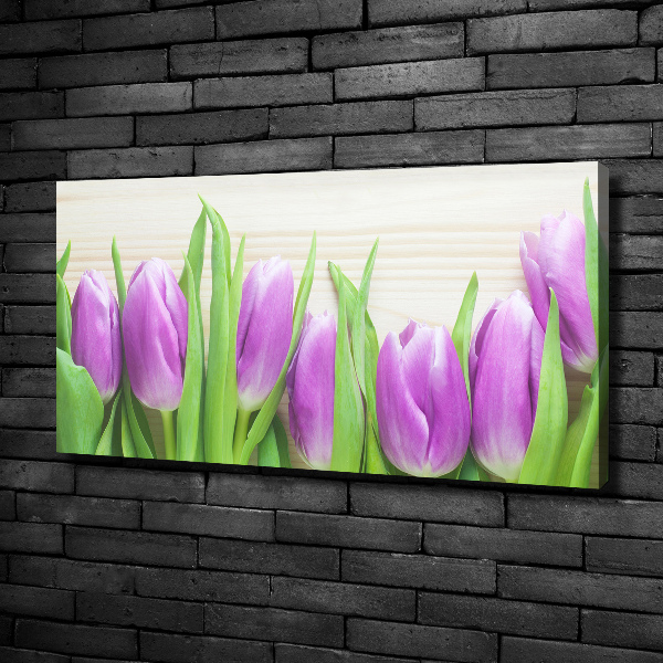 Foto quadro su tela Tulipani viola