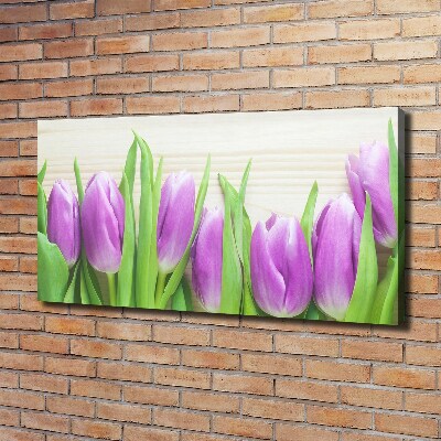 Foto quadro su tela Tulipani viola