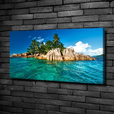 Quadro su tela Isola tropicale