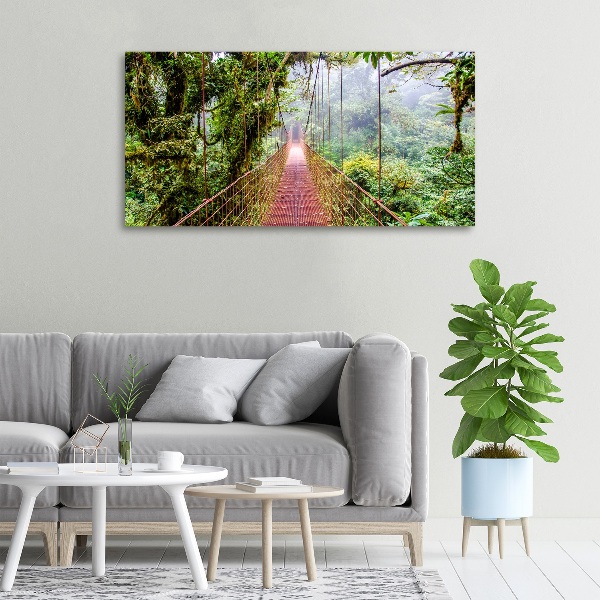 Foto quadro su tela Un ponte ai tropici