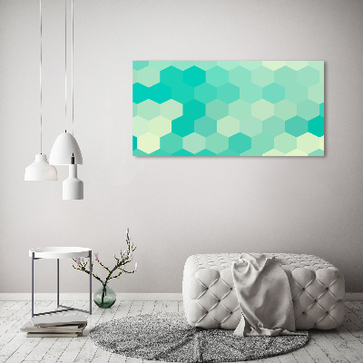 Foto quadro su tela Sfondo geometrico