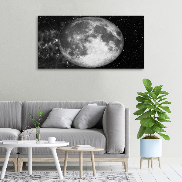 Foto quadro su tela Luna