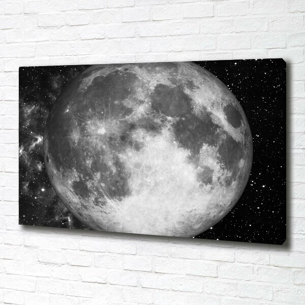 Foto quadro su tela Luna