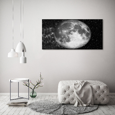 Foto quadro su tela Luna