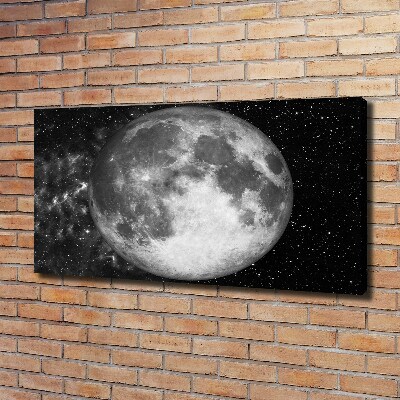 Foto quadro su tela Luna