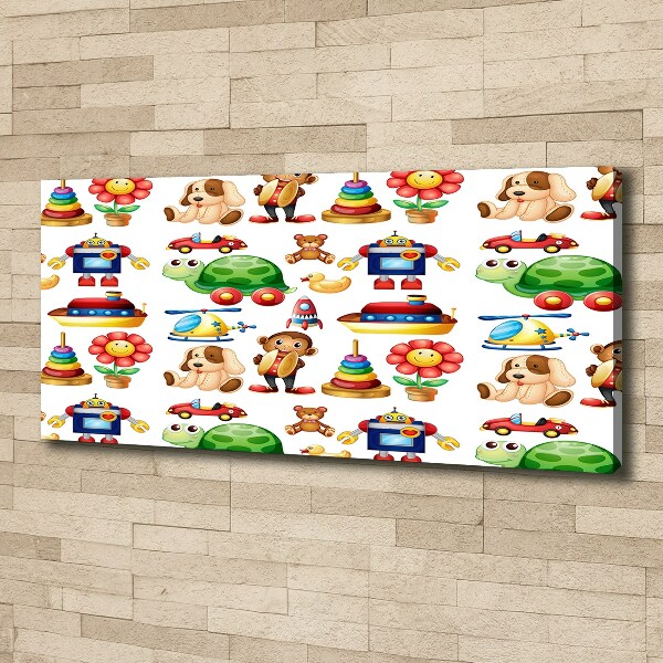 Foto quadro su tela Giocattoli