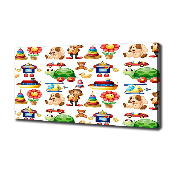 Foto quadro su tela Giocattoli