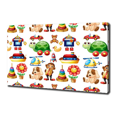 Foto quadro su tela Giocattoli