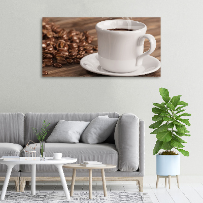 Quadro stampa su tela Una tazza di caffè