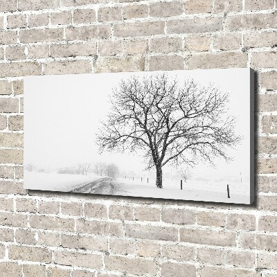 Quadro su tela Albero in inverno