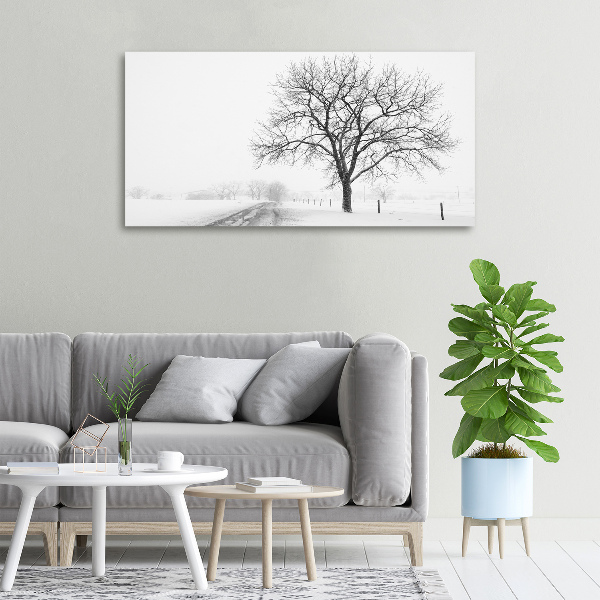 Quadro su tela Albero in inverno