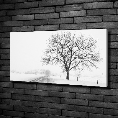 Quadro su tela Albero in inverno