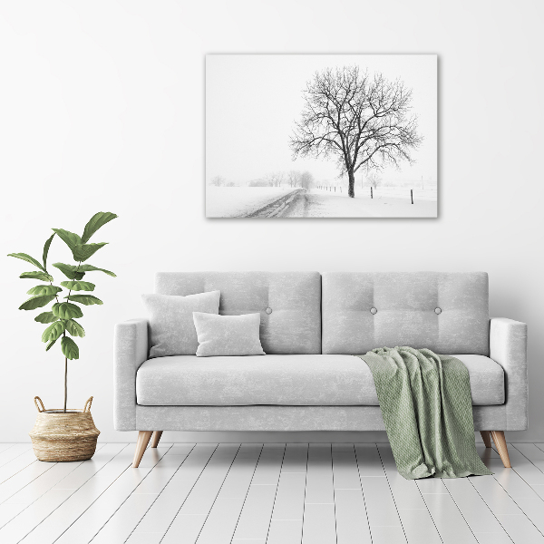 Quadro su tela Albero in inverno