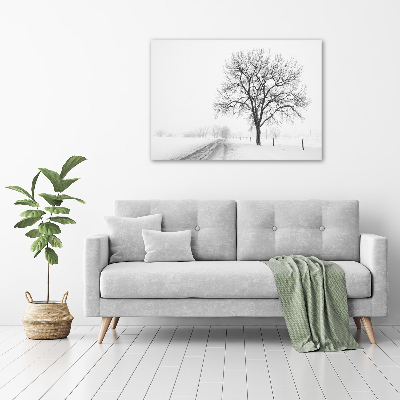 Quadro su tela Albero in inverno