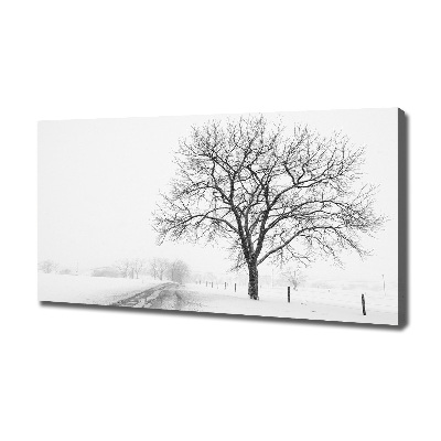 Quadro su tela Albero in inverno