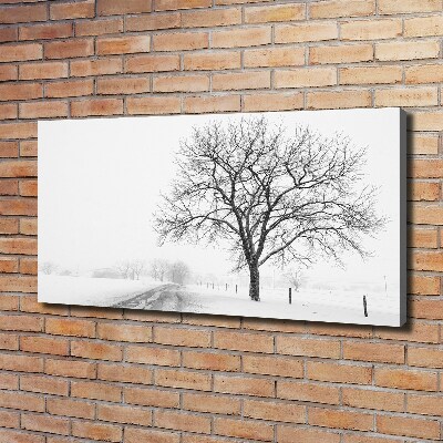 Quadro su tela Albero in inverno