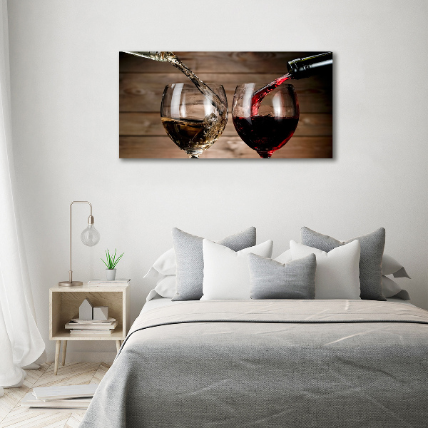 Quadro su tela Due bicchieri di vino