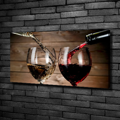 Quadro su tela Due bicchieri di vino