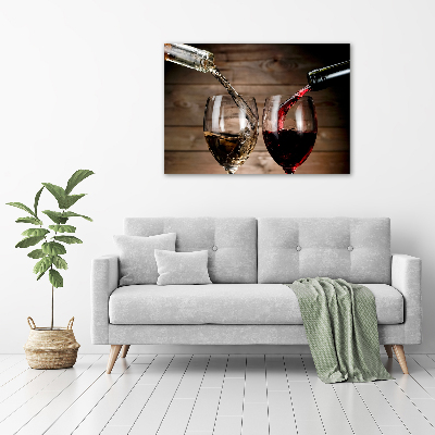 Quadro su tela Due bicchieri di vino